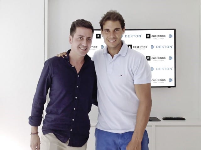The Cosentino Group enters into a collaboration agreement with tennis player Rafa Nadal