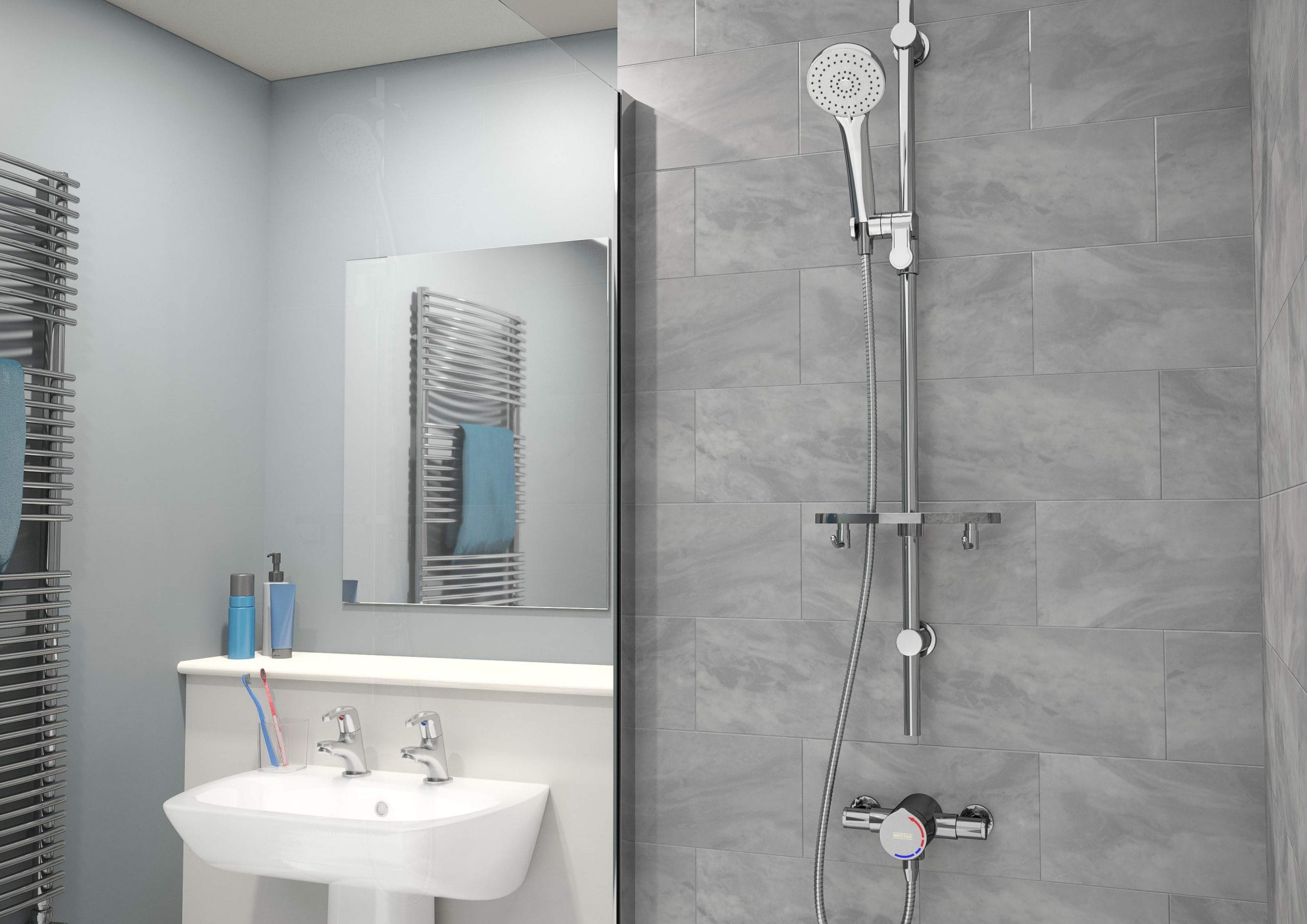 Bristan OPAC TMV3 Commercial Showers. @BristanPro @ipg_the